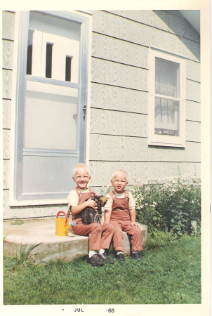 Me and Kris at the old farm house