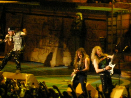 Iron Maiden last month