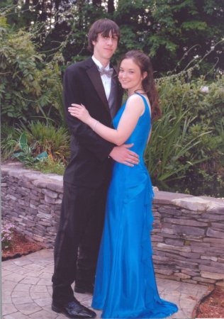 Carter with Megan Davis, Bassett High prom 06
