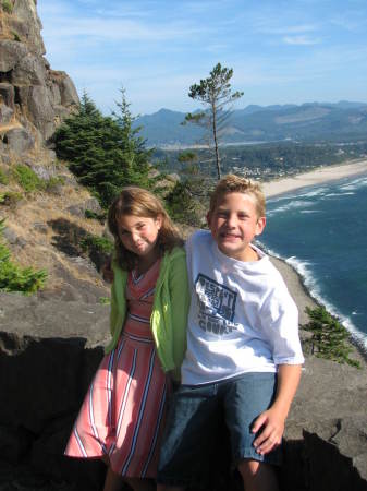 Lexie and Nicholas at the Oregon Coast 2007