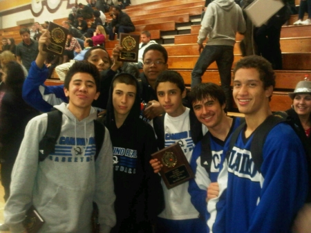 Grayson and his 9th Grade Basketball Teammates