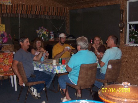 PLAYING CARDS AT CAMP