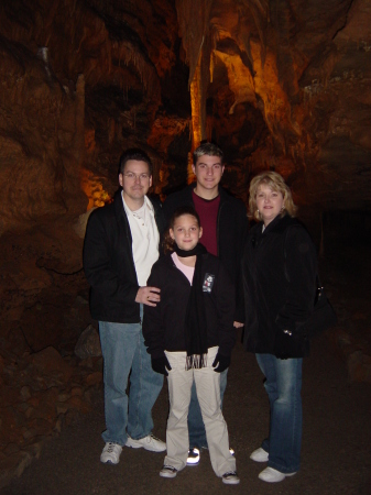 Underground cave tour