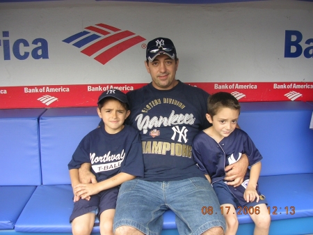 YANKEE STADIUM DUGOUT...