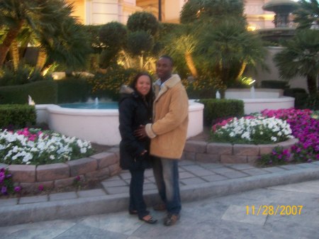 the wife and I in Vegas
