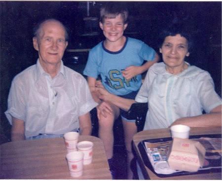 chilling with the grandparents in 83