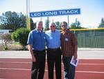 Dedication of the Leo Long Track, April 2008