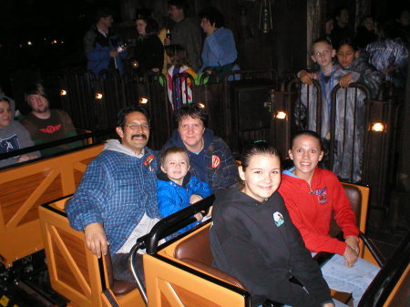 My family at Disneyland