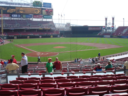 Before the Giants vs. Reds in Cincinnati