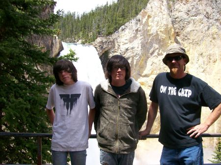 Me and my boys at Yellowstone (07)