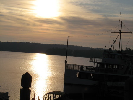 Sunrise on Lake Winnipesaukee