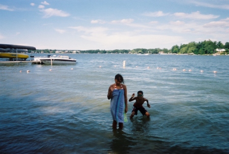 The beach in front of my house