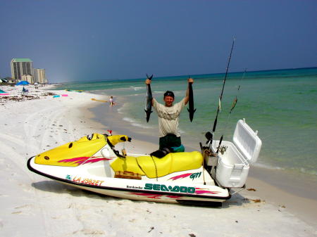 Fishing on Seadoo in Florida