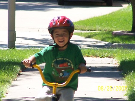 Julian Reyna Bike riding