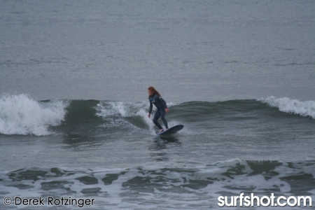 Allyson Surfing in San Diego