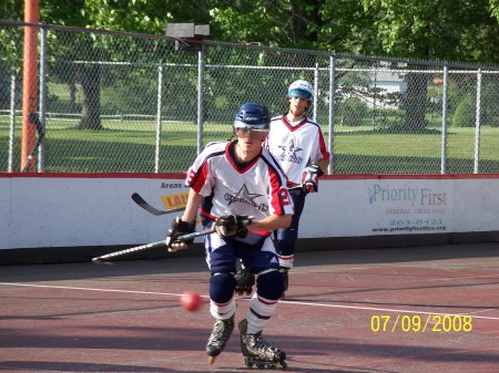 My hockey boys, Anthony & Cody