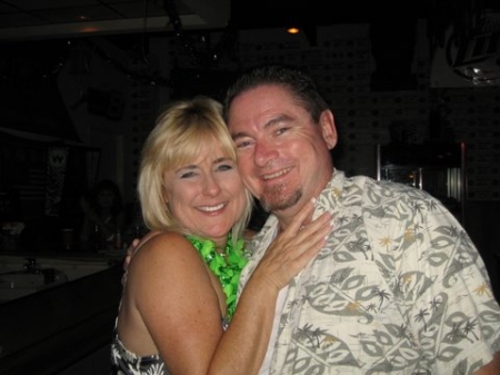 John and Debbie at Luau