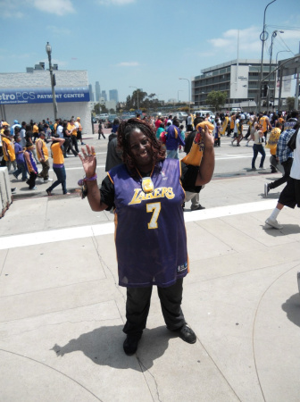 Me At The LA Lakers Parade 2010 NBA Champs