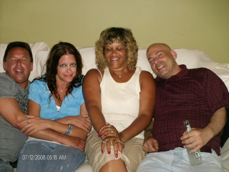 Mike, Jennifer, me and Daniel at Traci's