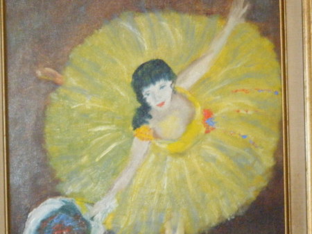 "Fin d'arabeaque" after degas