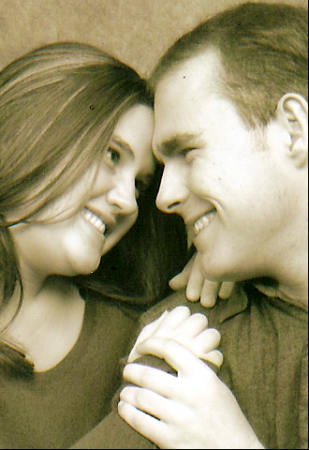 Kim and her fiance', Jason (now)