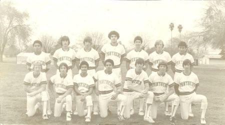 Varsity baseball 1981 Porterville High School