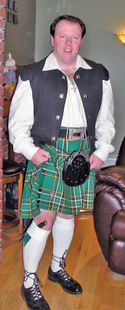 Yes I wore a Kilt.