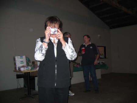 Brenda taking Janis picture