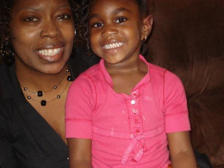 Amaiya (God-daughter) & me