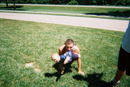 Jonathon, 18 and Cameron, 15 mths., Aug. 2008