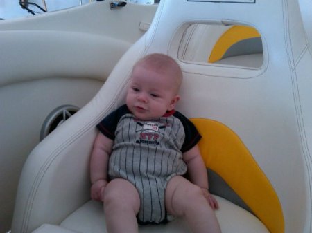 Parker in the Boat 12-20-10