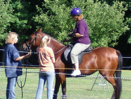 My first ride on my first horse