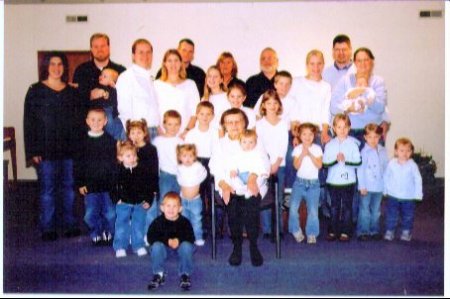 Our fam in 2003! 19 grandkids/9 more since!