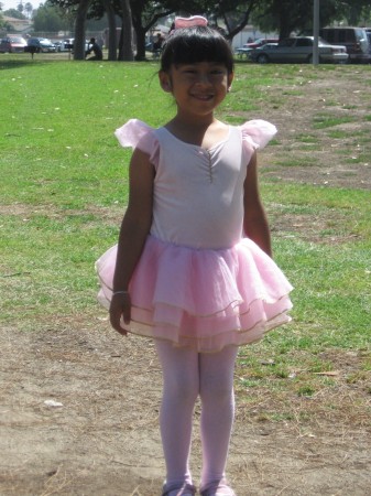 Proud to be the mother of a future ballerina