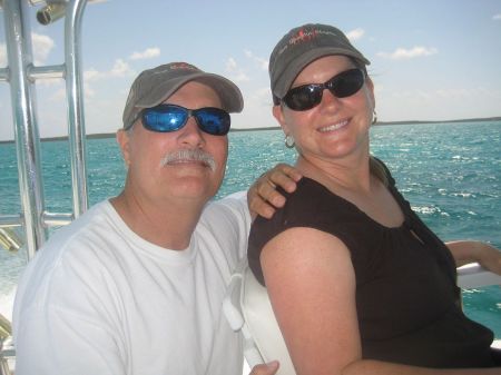 Me and my husband Bill in the Bahamas
