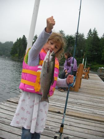 Luciana age 5 caught a nice One too.