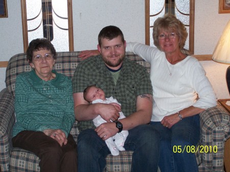 Mother's Day 2010: Mom, CHad, Tayleigh and Me