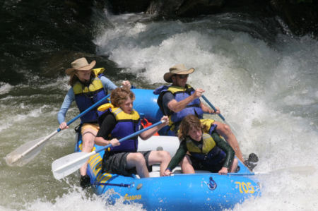 Running rapids, June 2008