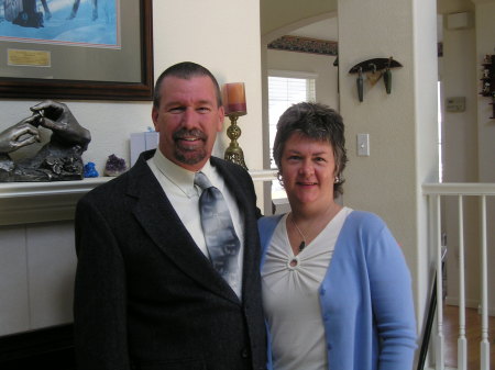 Jim and Renee dressed up in 2007