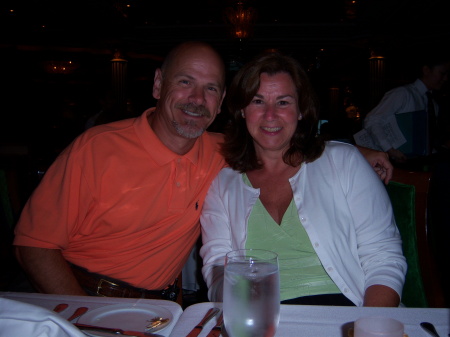 My wife,Debbie, and I on our 8/08 cruise