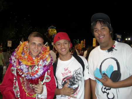 My son and his home boys on grad night 2008