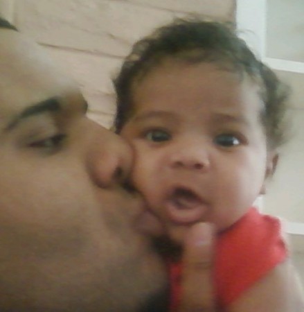 My youngest son Justin with his son Jeremiah