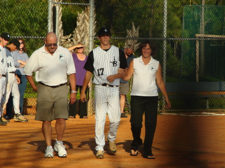 Our oldest son Nick Senior Night Baseball