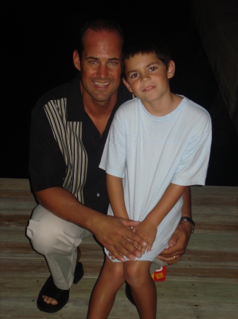 My son Jack & I  Christmas in Lauderdale
