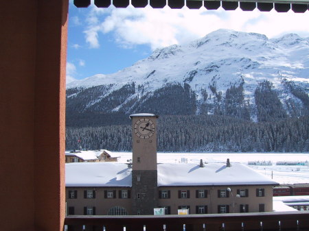 St Moritz appt in winter