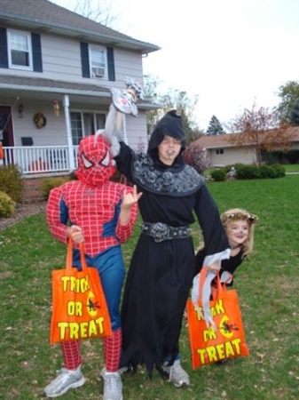 Halloween with my 3 kids