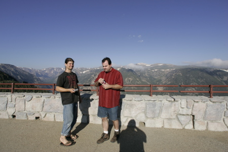 Leon and I in Yellowstone