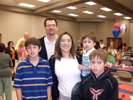 Tristan 6th grade graduation from St. Domonics