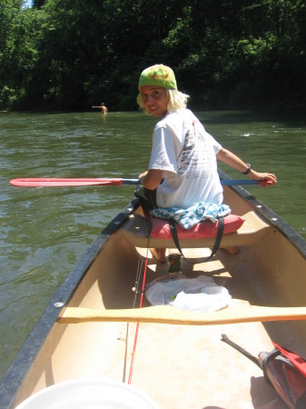 Canoe trip on the Current River