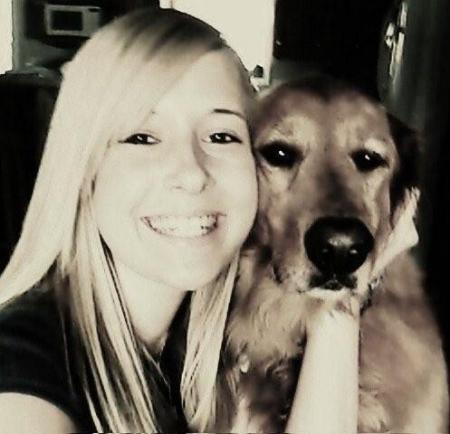 Chelsie and Ginger (our golden)